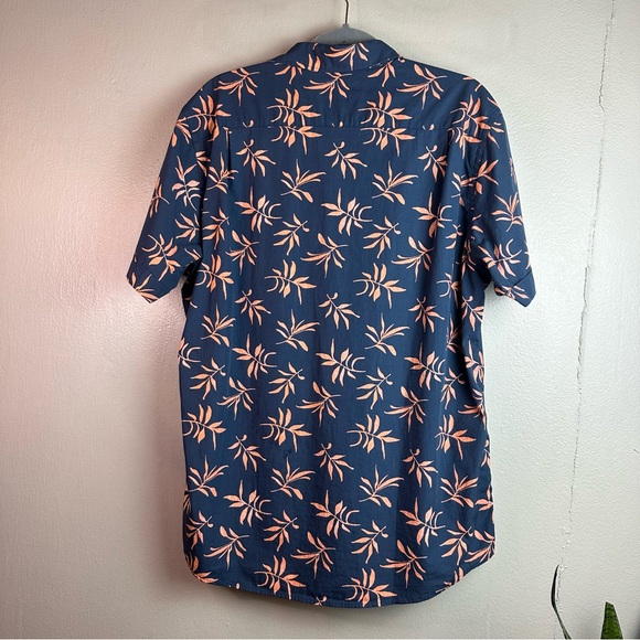 Rodd&Gunn Men’s Cape Beale short sleeve cotton button up shirt in navy Sz Xl - Picture 3 of 9